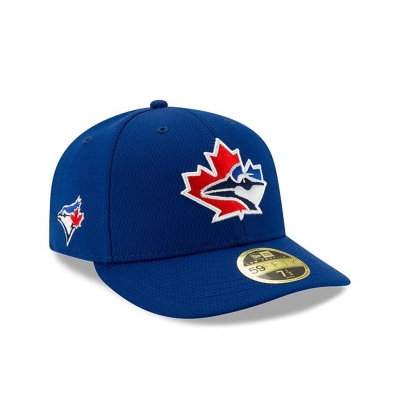 Blue Toronto Blue Jays Hat - New Era MLB Batting Practice Low Profile 59FIFTY Fitted Caps USA9578230